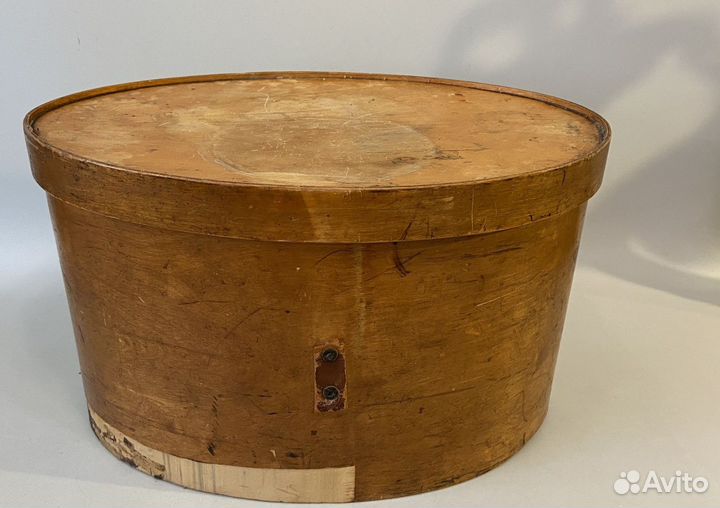 Старинная шляпная коробка Царская Россия