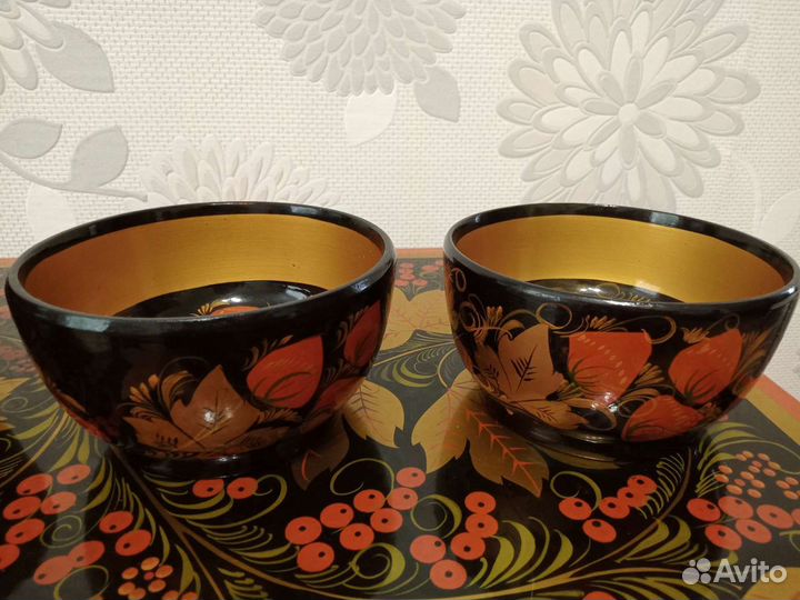 Посуда Хохлома