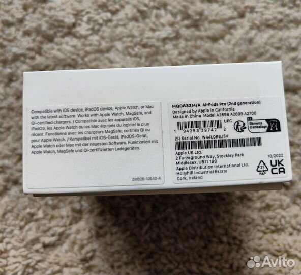 Беспроводные наушники Apple AirPods pro 2