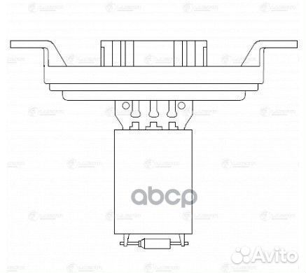Резистор отопителя тип Delphi UAZ Patriot LFR0363