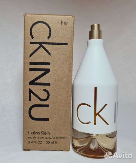 Calvin klein ckin2u for her 100 ml тестер
