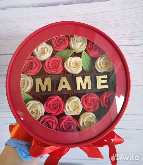 Цветы на праздник из премиального шоколада