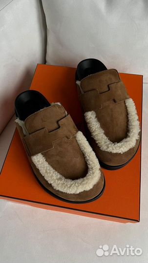 Новые меховые Мюли Hermes 36 и 40 (13)