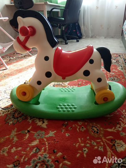 Детская лошадка качалка