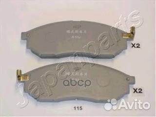 Колодки торм. диск. пер. Murano 3.5 pa115af Jap