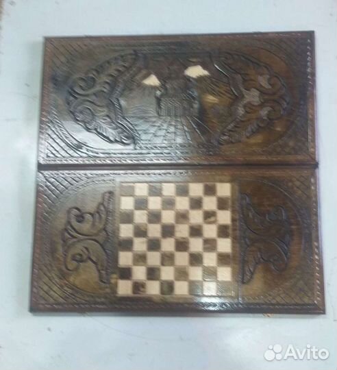 Нарды шахматы ручной работы
