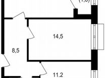 2-к. квартира, 56 м², 9/20 эт.