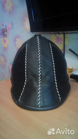 Кожанная кепка