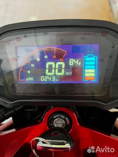 Электромотоцикл 72V 40Ah