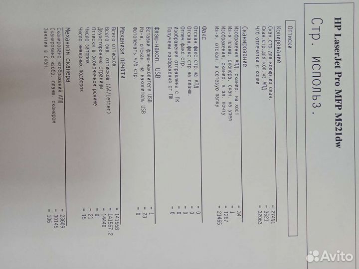 Мфу HP Laserjet Pro m521dw