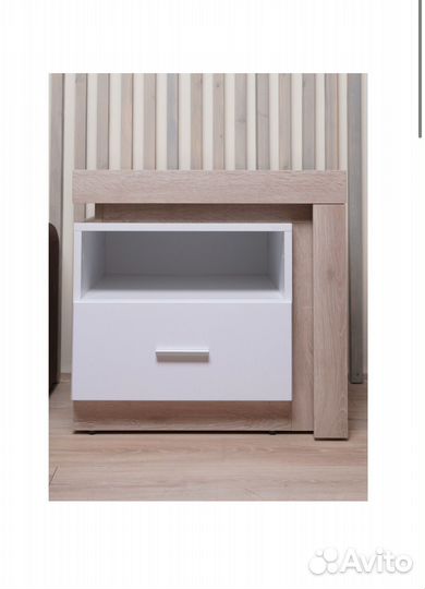 Тумба прикроватная с полкой Люмен 19