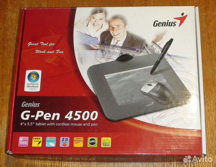 Графический планшет Genius G-Pen 4500