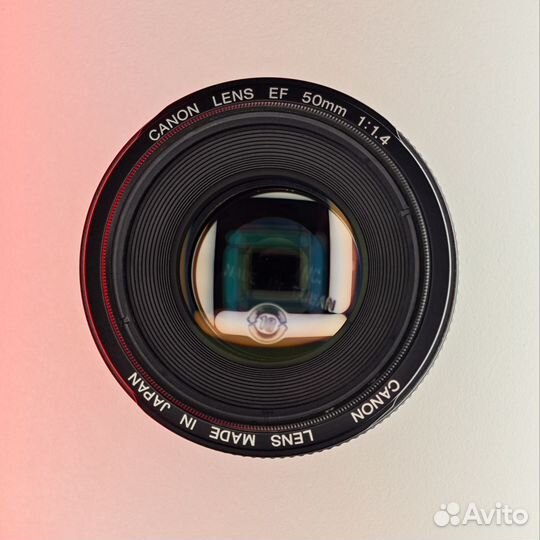Объектив Canon 50mm f/1.4 USM + фильтр