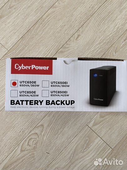 Источник бесперебойного питания CyberPower UTC650E