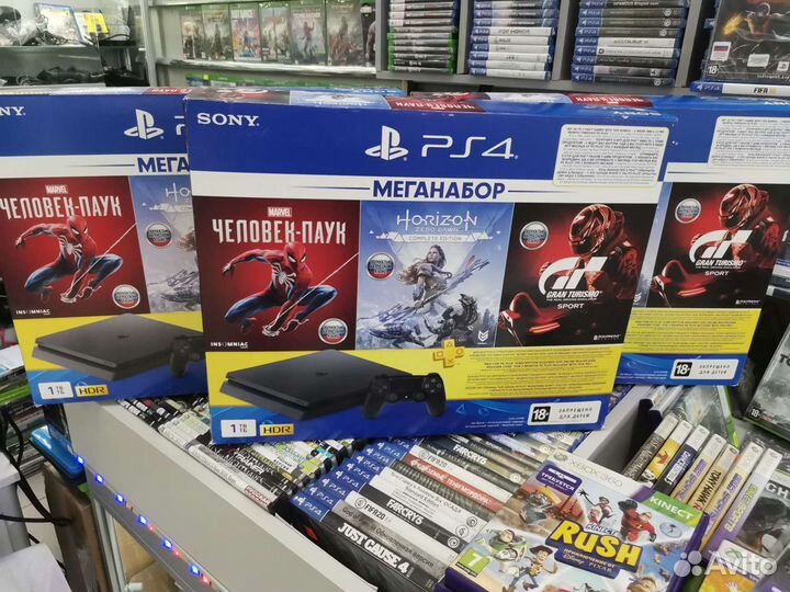 Sony PlayStation 4 Ps4 1tb 500об Б/У