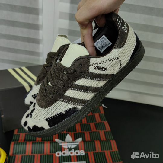 Кроссовки Adidas notitle samba cow print