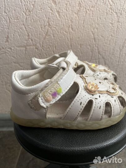 Сандалии для девочки 22 размер