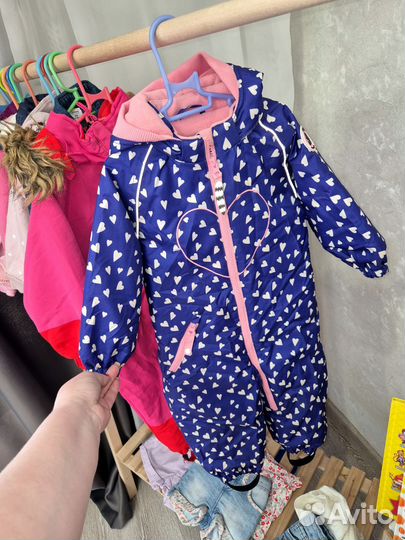 Вещи демисезон 80 86 на девочку пакетом