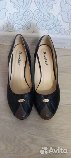 Туфли натуральная кожа 39