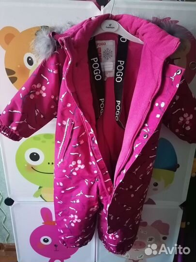 Зимний комбинезон для девочки