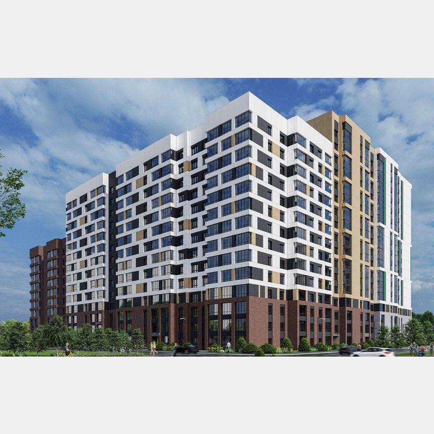 3-к. квартира, 86,6 м², 4/15 эт.