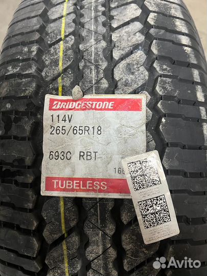 Bridgestone Dueler A/T 693 IV 265/65 R18 114V