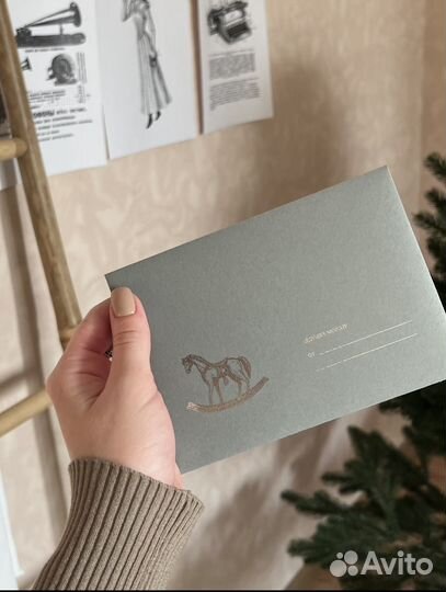 2 конверта Деду Морозу и 6 новогодних открыток