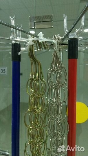 Цепь для вешалок хром и оцинковка