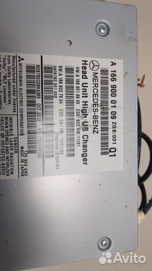 Магнитола Mercedes ML W166 2011, 2012