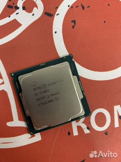 Процессор Intel Core i5-7500T 4 ядра
