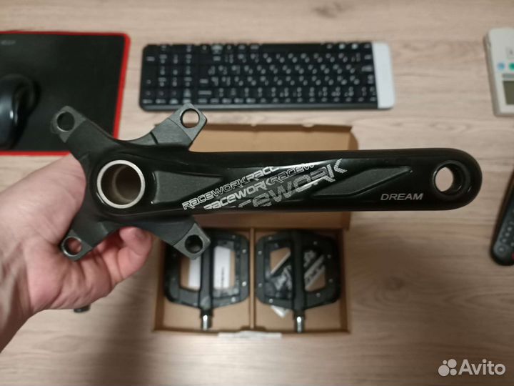 Шатуны Racework Dream и педали Excelsior