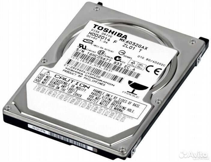 Жесткий диск Toshiba 60Gb MK6032GAX IDE 2,5