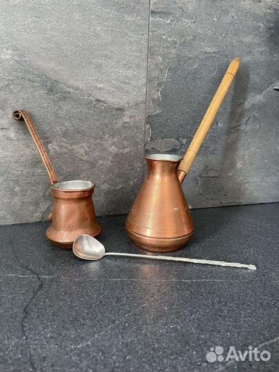 Турка для кофе медная