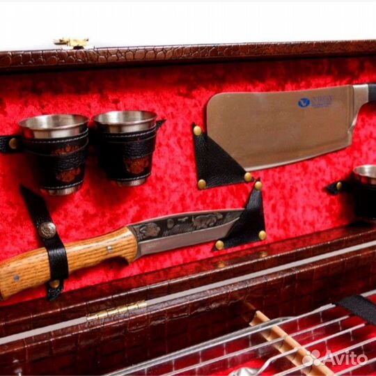 Шашлычный набор кизляр в кейсе