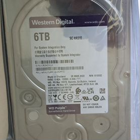 Новый Жесткий диск 6 tb