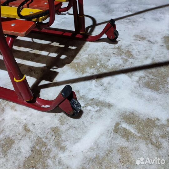 Детские санки с колесами