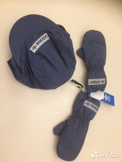 Комплект шапка и варежки adidas