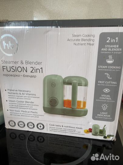 Пароварка блендер philips happy baby 2 в 1