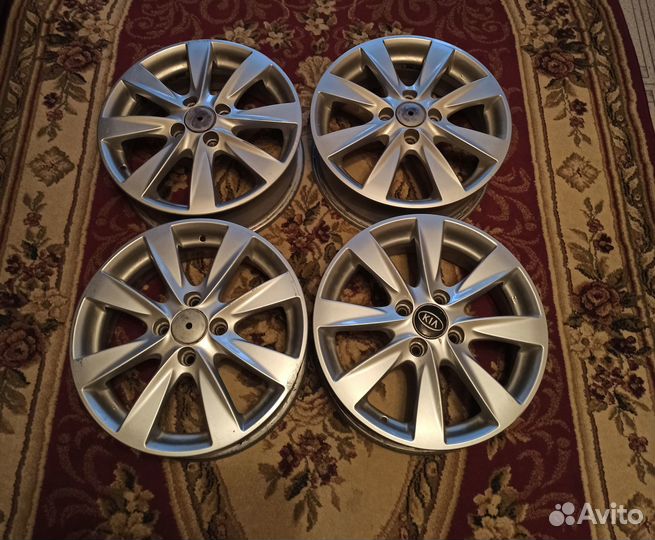 Литые диски r15 на kia rio и hyundai solaris бу