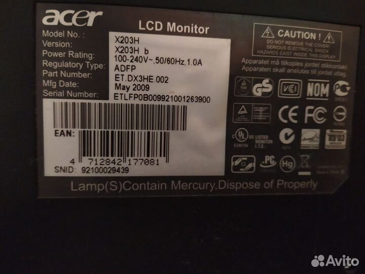 Acer x203h