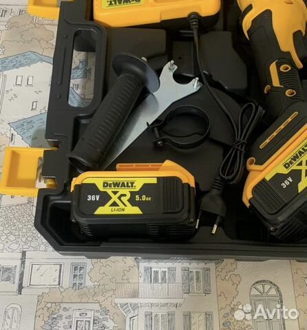 Аккумуляторная ушм dewalt DCG414