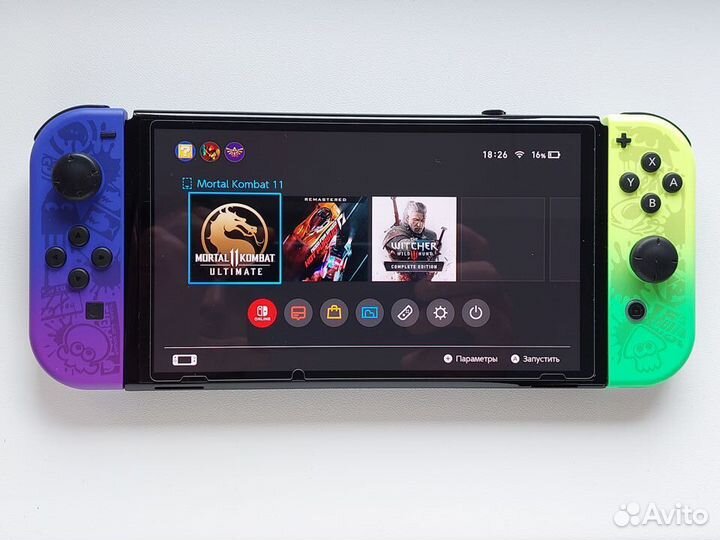 Консоль Nintendo Switch oled Splatoon 3 Edition
