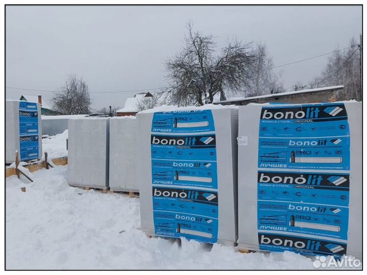 Газоблоки с доставкой Bonolit