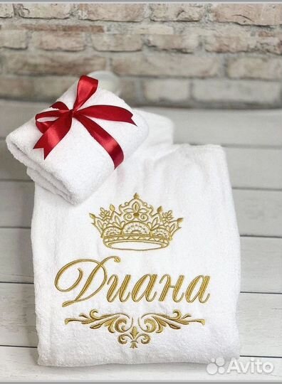 Халат женский махровый