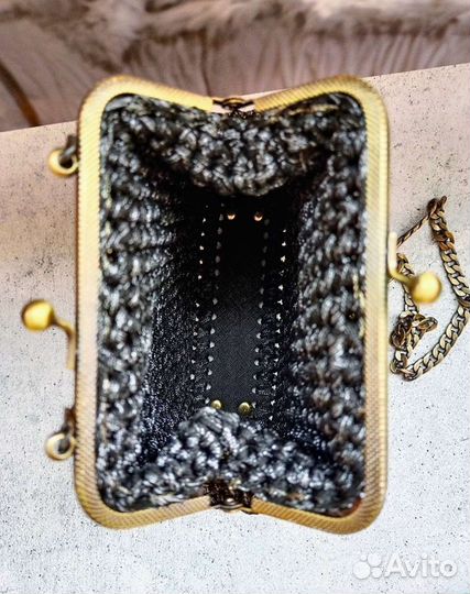 Сумка с фермуаром 'Девичьи грёзы ' на цепочке