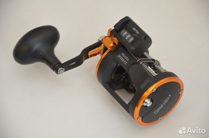 Катушка для троллинга seara 20trlc, счетчик (R)