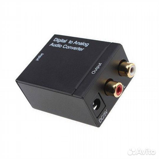 Аудио конвертер Toslink/Coaxial to Analog RCA