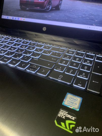 Игровой ноутбук HP i5-8300h/GTX1050TI/IPS/SSD