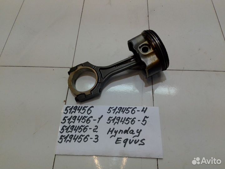 Поршень двс с шатуном 3.8 GDI (Hyundai Equus)