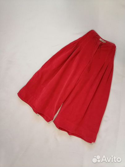 Вельветовая юбка - брюки кюлоты